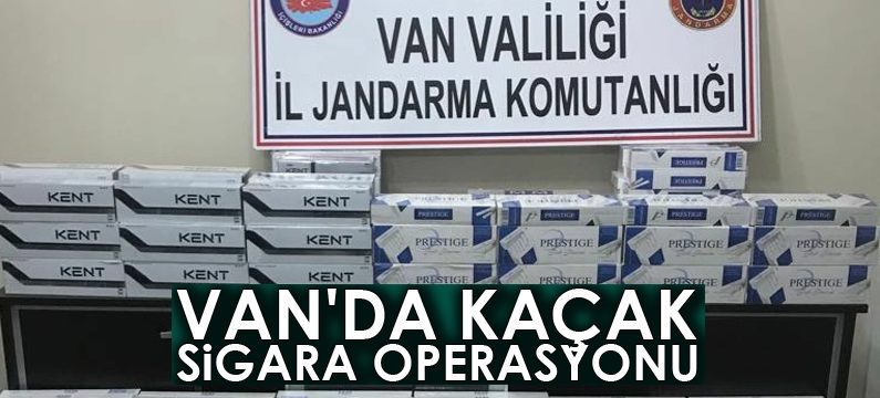 Jandarma, 11 bin 821 paket kaçak sigara ele geçirildi