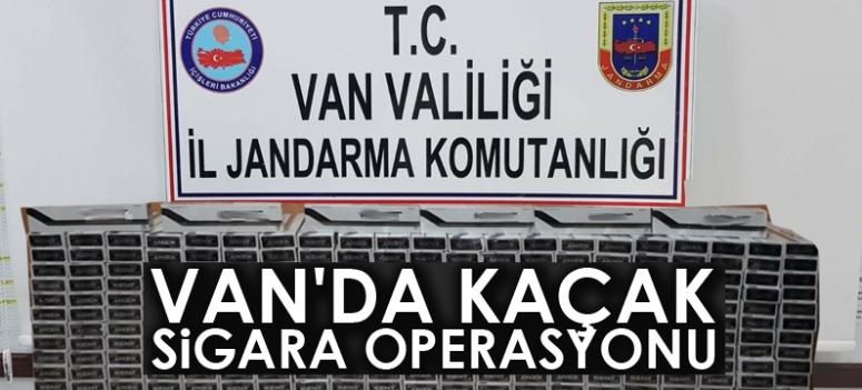 Jandarmadan kaçak sigara operasyonu