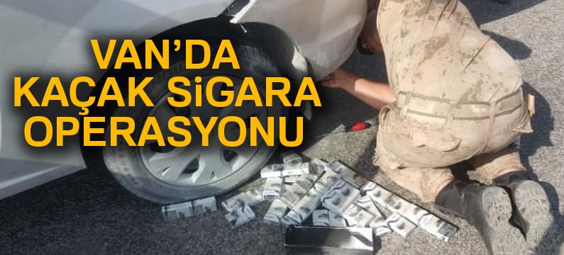 Jandarmadan kaçak sigara ve akaryakıt operasyonu
