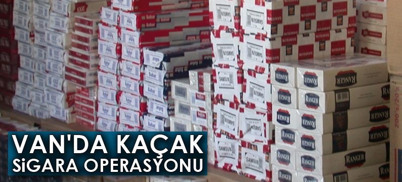 Jandarma ekiplerinin üzerine sürülen araçta kaçak sigara çıktı