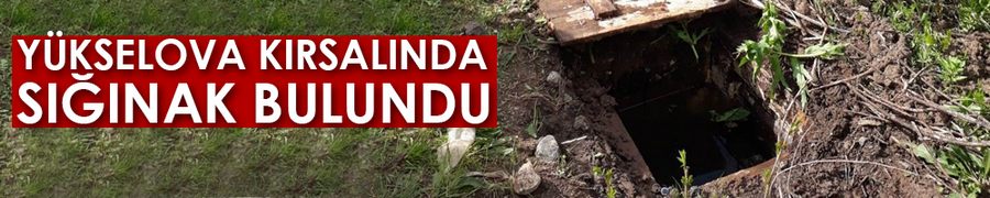 Yüksekova kırsalında sığınak bulundu