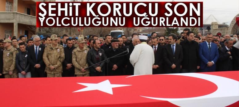 Uğradığı saldırıda ölen güvenlik korucusu son yolculuğuna uğurlandı