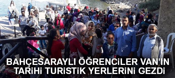 Bahçesaraylı öğrenciler Van
