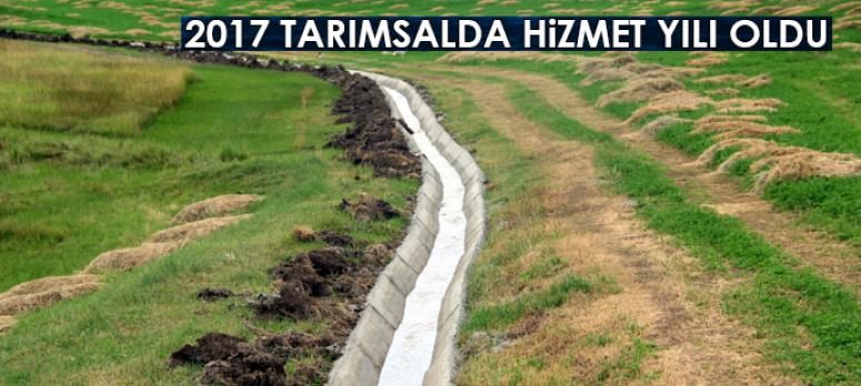 2017 tarımsalda hizmet yılı oldu
