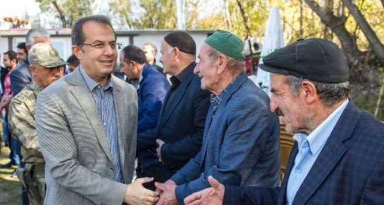 Şehit aileleri yemekte bir araya geldi