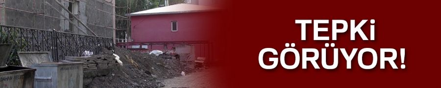 Eski rektörlük binasının tadilatının uzamasına tepki