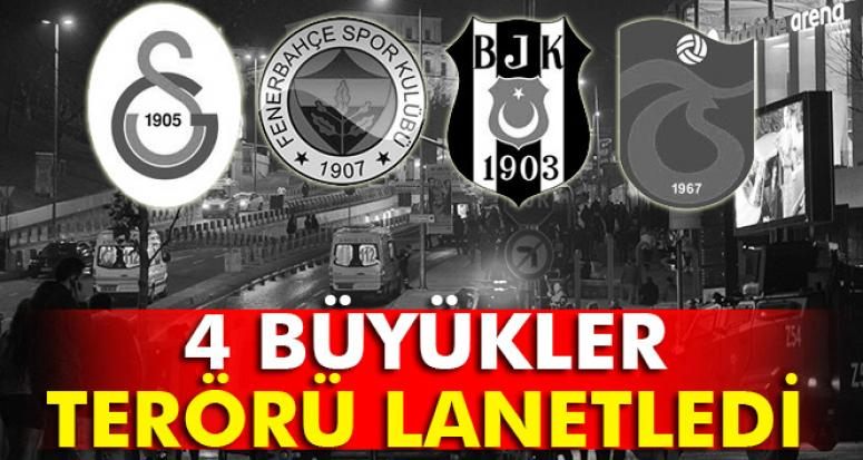 Dört büyüklerden teröre lanet