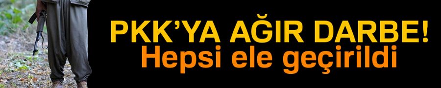 Etkisiz hale getirilen 10 teröristin silah ve mühimmatları ele geçirildi