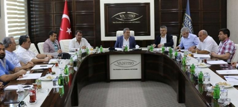 Van Ekonomi Konseyinden aylık olağan toplantı