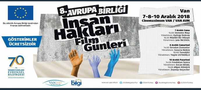 VAN TSO AB bilgi merkezinden AB 8. insan hakları film günleri