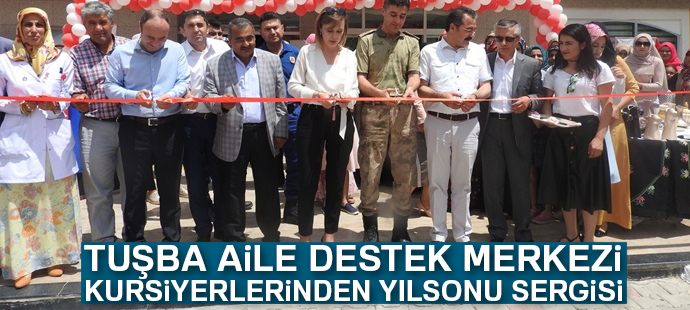 Tuşba Aile Destek Merkezi kursiyerlerinden yılsonu sergisi 