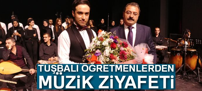 Tuşbalı öğretmenlerden müzik ziyafeti