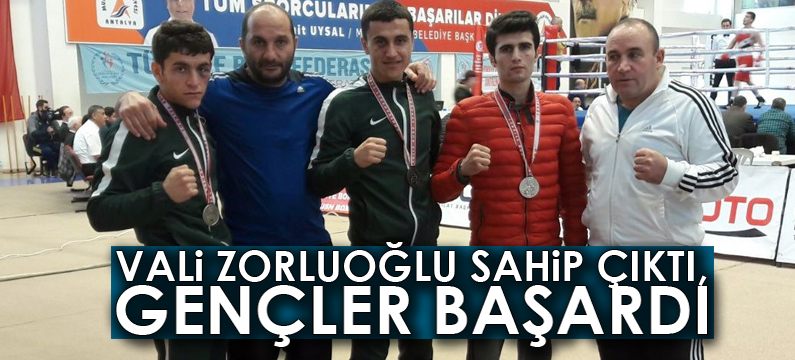 Vali Zorluoğlu sahip çıktı, gençler başardı