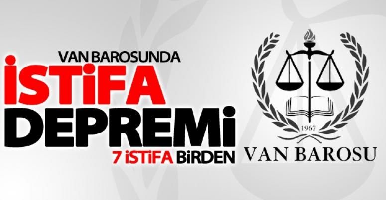 Van Barosunda 7 kişi istifa etti