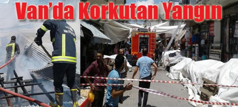 İtfaiye işyeri yangınına zamanında yetişti