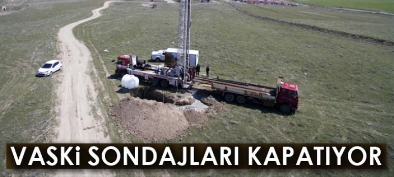 VASKİ sondajları kapatıyor