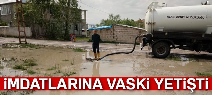 Ev ve iş yerlerini su basan vatandaşın imdadına VASKİ yetişti