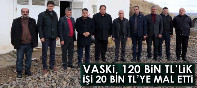 VASKİ, 120 bin TL