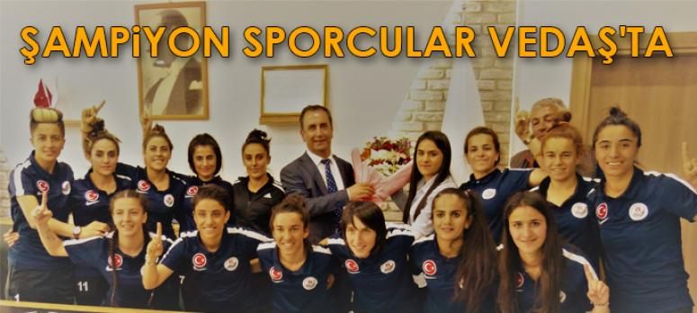 Şampiyon sporcular VEDAŞ