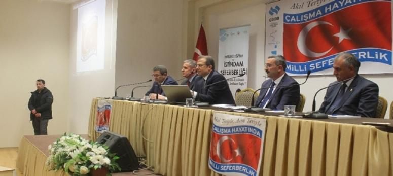 Vanlı işadamları istihdam için bir arada