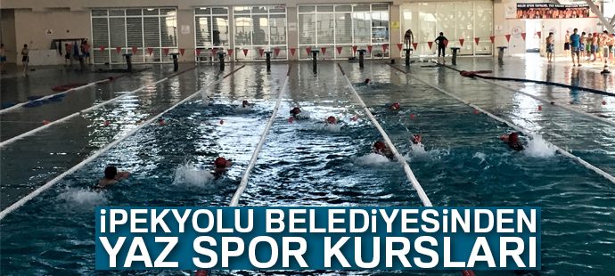 İpekyolu Belediyesinden yaz spor kursları