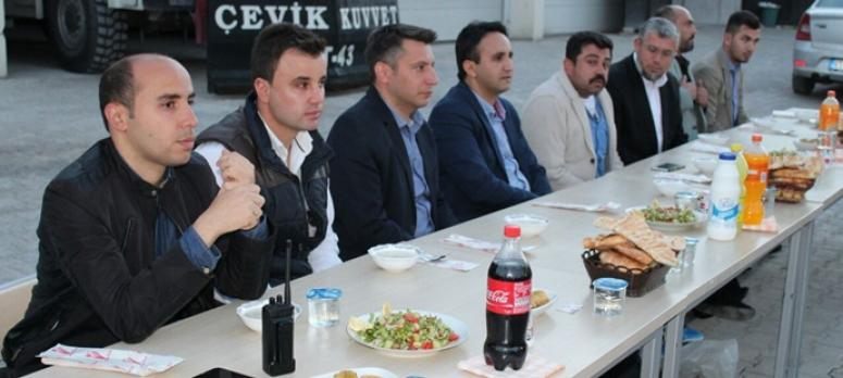 Kaymakam Dündar emniyet personeliyle bir araya geldi