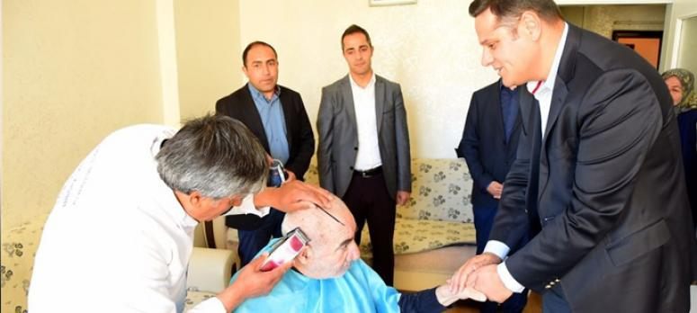 İpekyolu Belediyesinden evde kuaför hizmeti