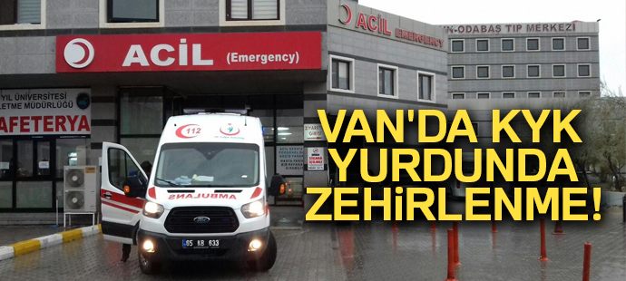 KYK yurdunda zehirlenme