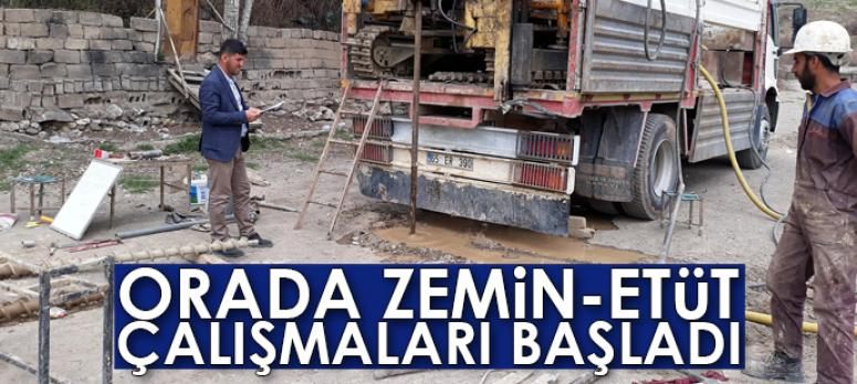 Alternatif kuzey yolunda zemin-etüt çalışmaları başladı