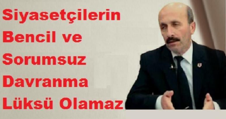 Ziya Türk, Vanlı siyasetçileri sorumluluğa davet etti