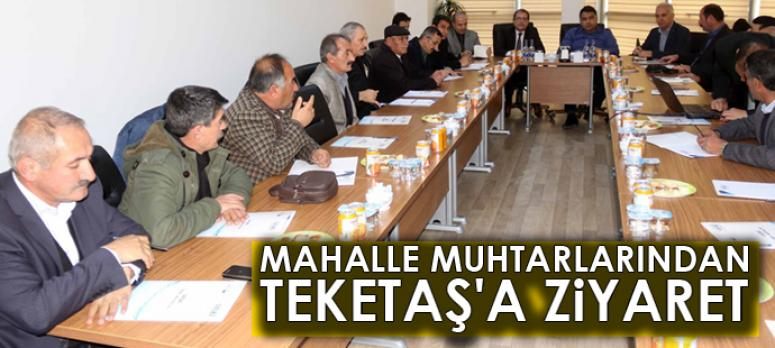 Mahalle muhtarlarından Tekataş