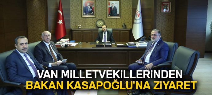 Van milletvekillerinden Bakan Kasapoğlu